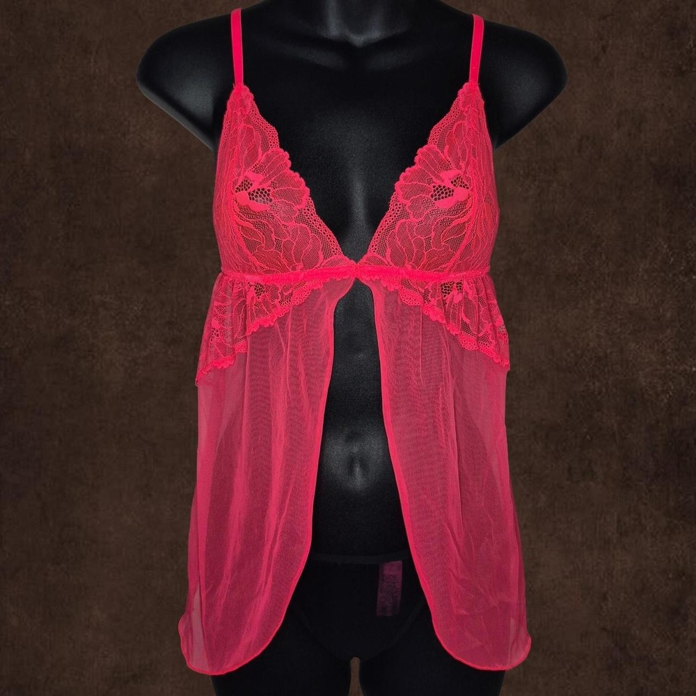 LaSENZA Sheer Lace Babydoll Top